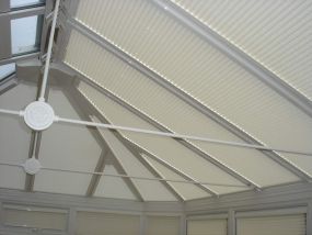 Pleated conservatory blinds in Derby 1 - Conservatory Roof Blinds