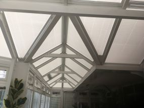 Roof Blinds for white uPVC conservatory in Kilmarnock - Conservatory Roof Blinds