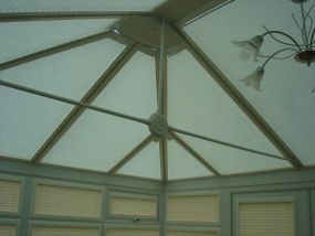 Fitted conservatory roof blinds, London 1 - Conservatory Roof Blinds