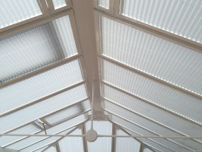 Roof blinds for Beauty Salon in Manchester - Conservatory Roof Blinds