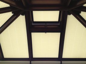 Clip in Blinds in a WOODEN conservatory - Conservatory Roof Blinds